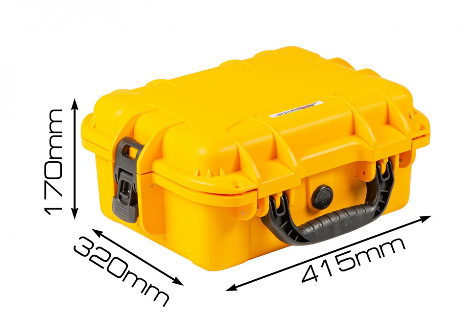 Кейс OffRoadTeam Element EL613210 ЖЕЛТЫЙ, внутри 335*246*160мм, IP65