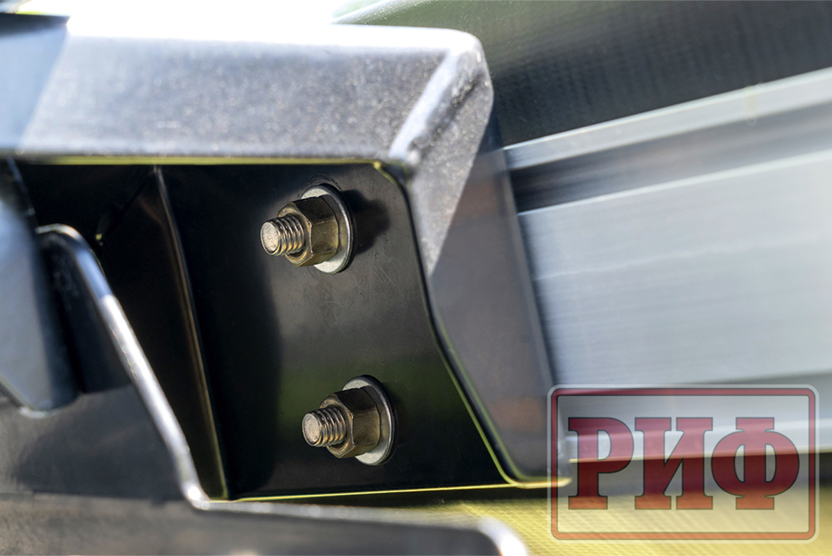 картинка Маркиза комбинированная прямоугольная с веерной частью 2,0х2,0м правая