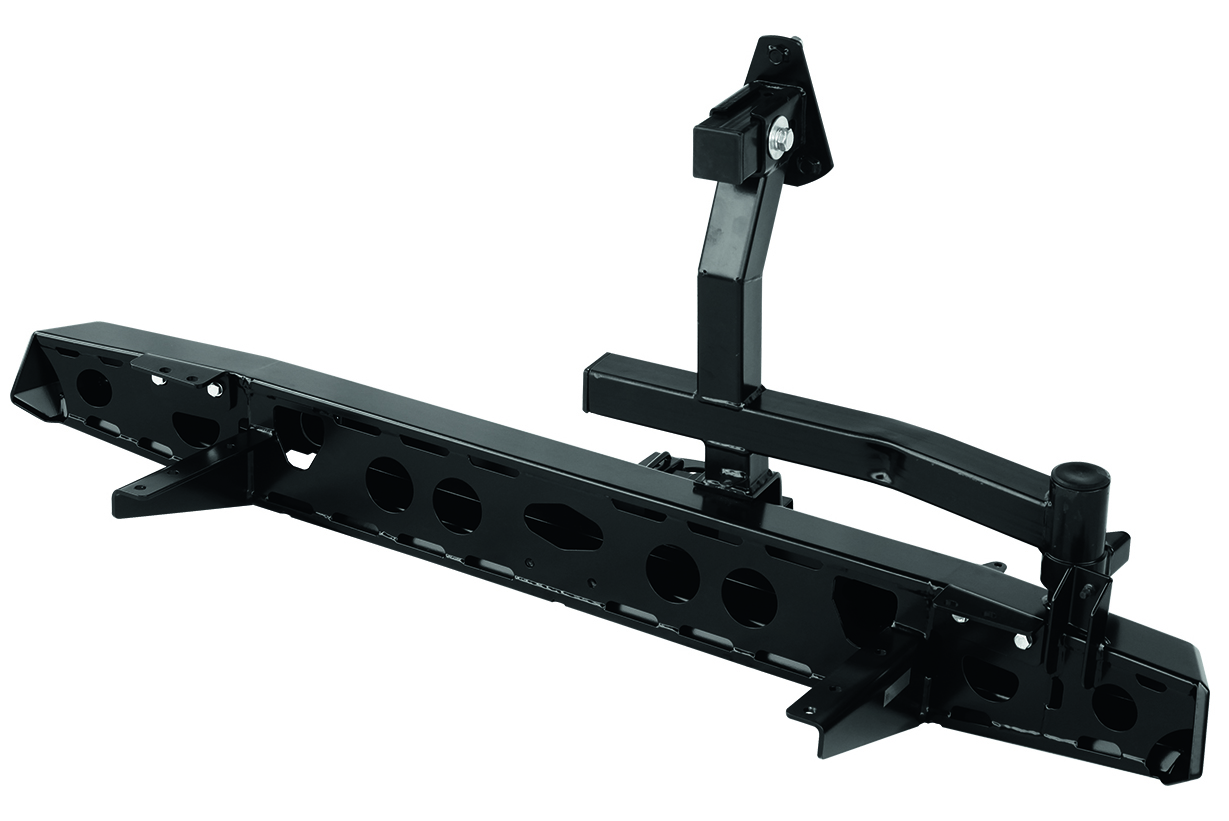 картинка Бампер задний РИФ УАЗ Хантер с фонарями и калиткой, без квадрата под фаркоп стандарт