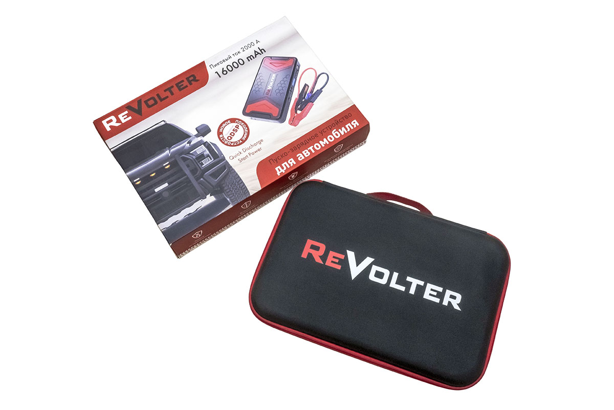 картинка Устройство пуско-зарядное портативное ReVolter VOYAGE 12V 16000 mAh