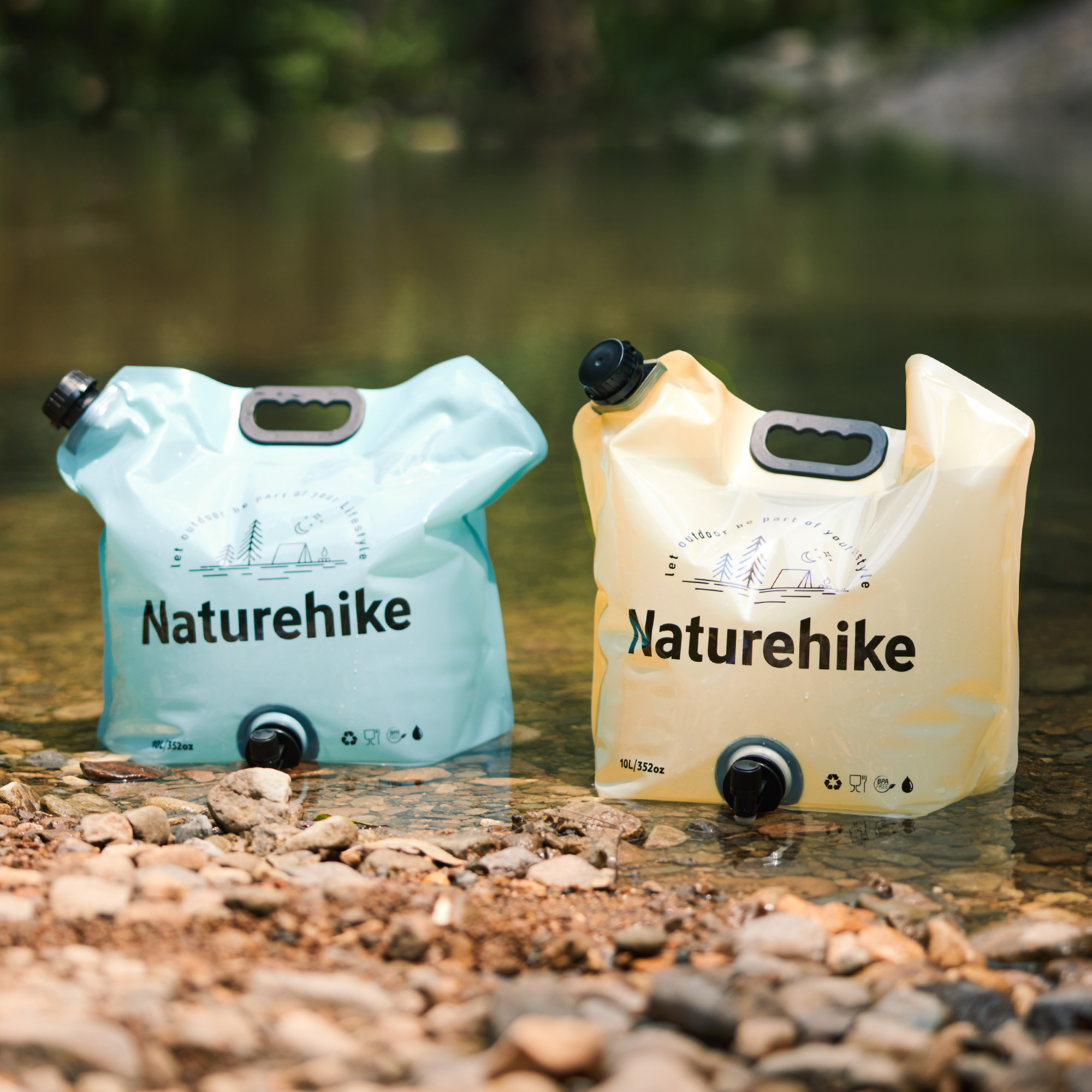 картинка Канистра Naturehike для воды, 19 л., прозрачная