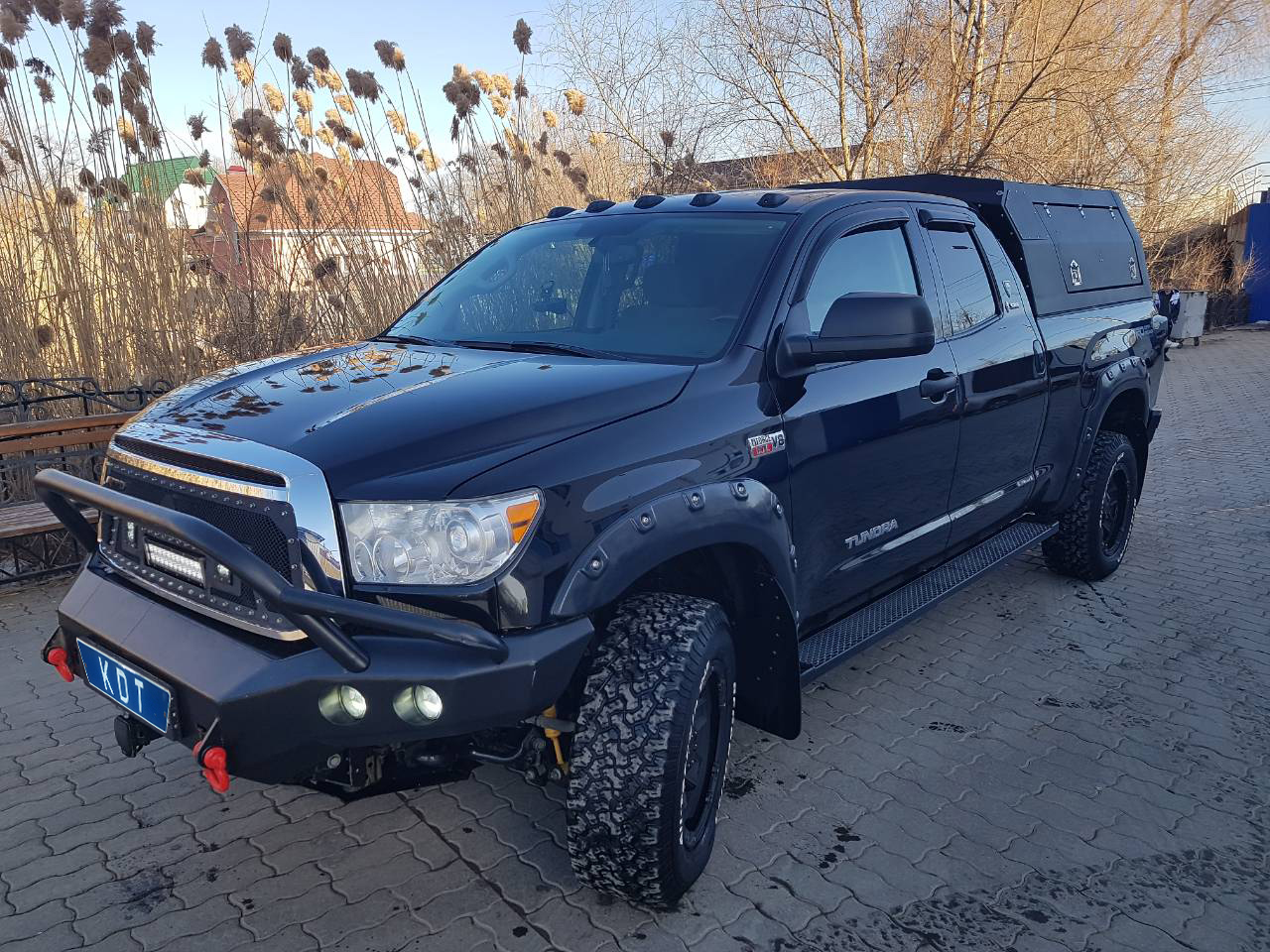 Кунг силовой для Toyota Tundra Double Cab (2007-2013, Long Bed) 3 двери — KDT 222811