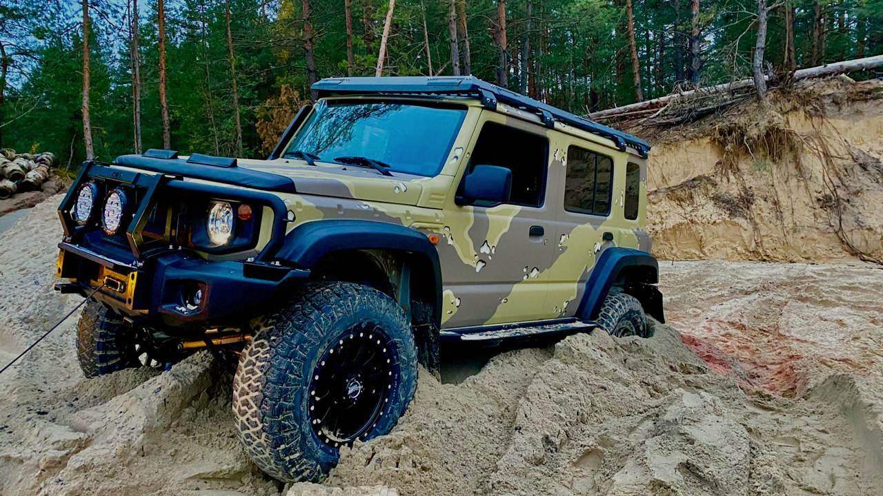 картинка Силовые пороги для Suzuki Jimny 5 дверей