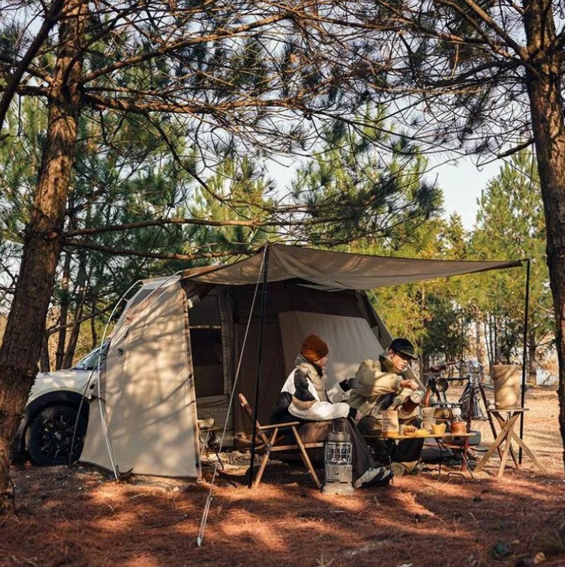 картинка Палатка Naturehike Cloud wild car, 2-местная, алюминиевый каркас, песочная