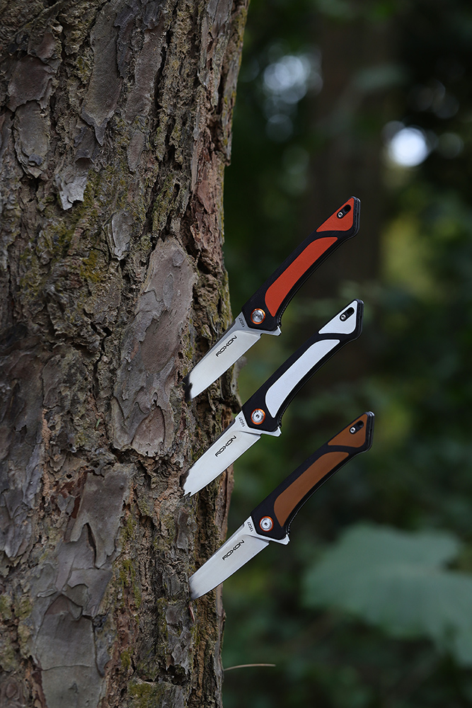 картинка Нож складной Roxon K2, Sandvik Steel 12C27, белый, K2-12C27-WH