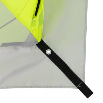 картинка Палатка зимняя PREMIER Куб 1,5х1,5 желтый люминисцентный/серый