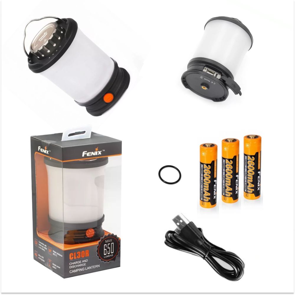 картинка Фонарь Fenix CL30R черный