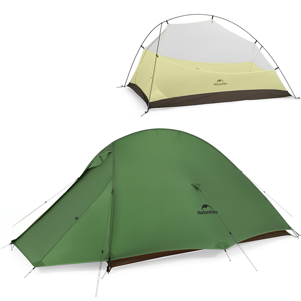 картинка Палатка 2-местная Naturehike Cloud up Pro CNK2350WS020 зеленый