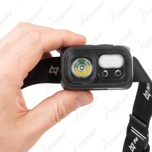 картинка Фонарь налобный NISUS сенсорный 200 LM, IP44, USB