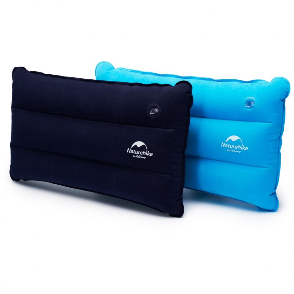 картинка Подушка  Naturehike NH18F018-Z надувная прямоугольная  темно синяя, 6927595760901