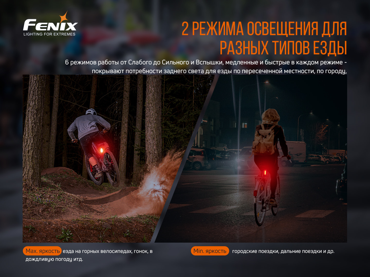 картинка Велофара задняя Fenix BC05R V2.0, BC05RV20