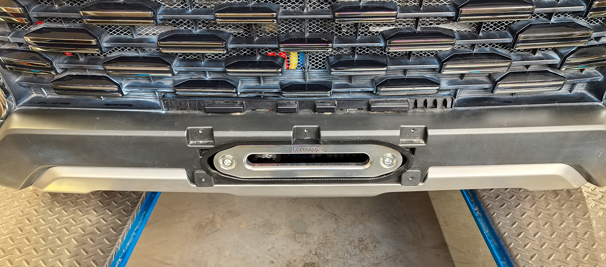 картинка Площадка лебедки Changan Hunter Plus в штатный бампер 