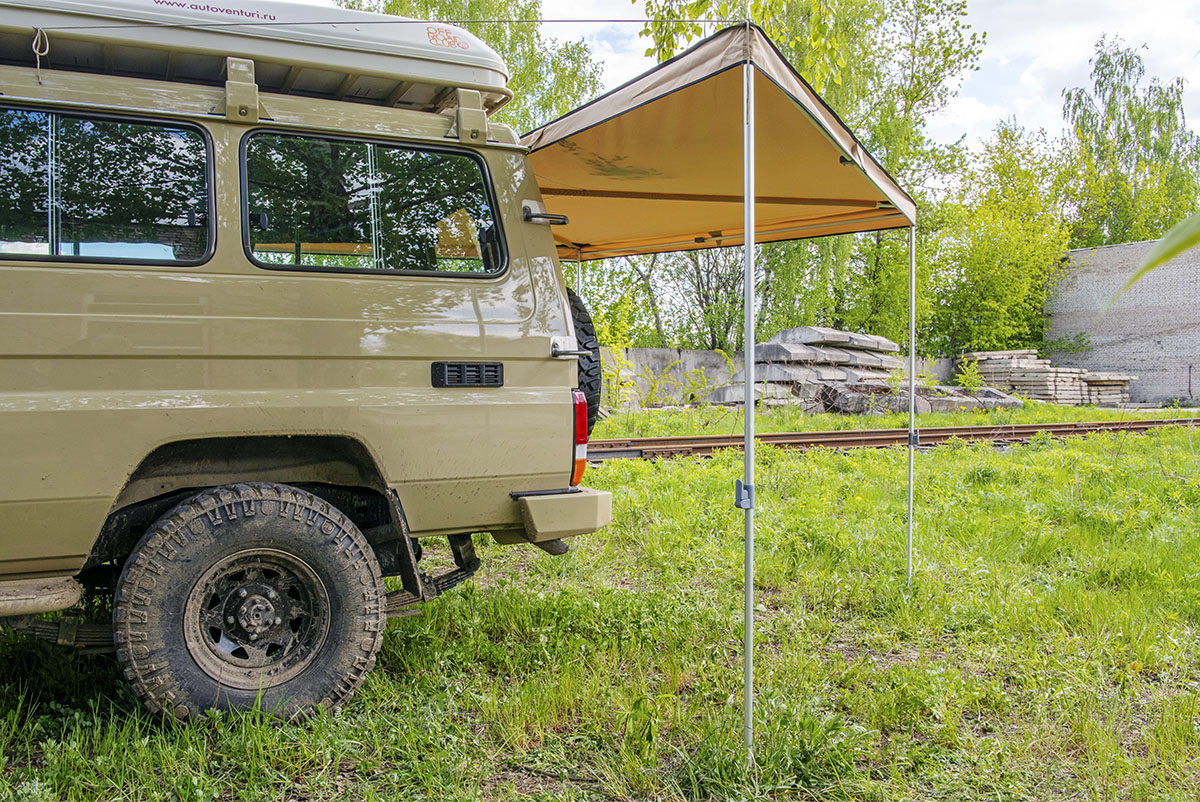 картинка Маркиза автомобильная РИФ веерная 2,5х2,5 м (правая)