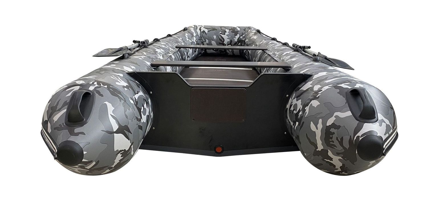 картинка Надувная лодка ПВХ Таймыр 360 Lux, камуфляж серый, SibRiver