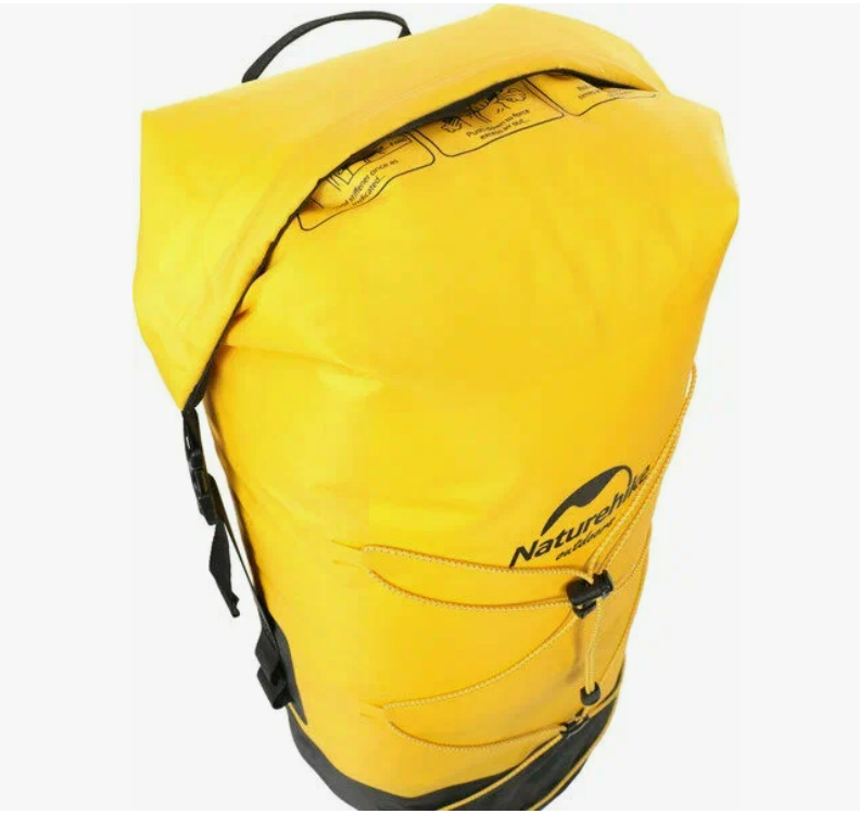 картинка Рюкзак туристический Naturehike 40 л, ПВХ, желтый