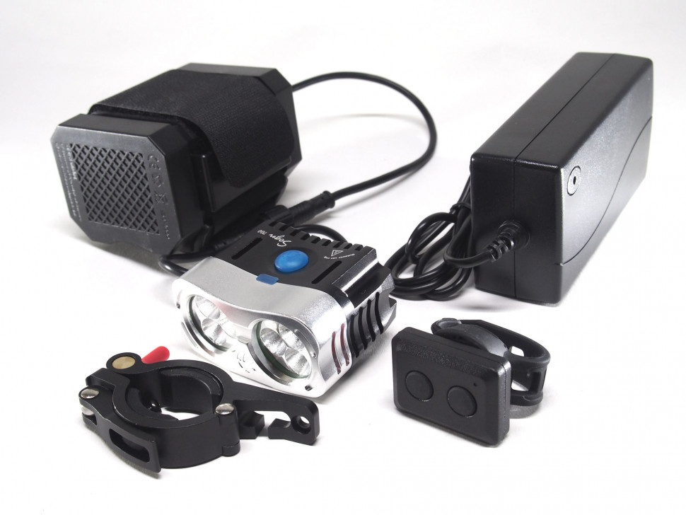 Фара велосипеда XECCON Song 700 wireless, 6LED CREE R5, 2800 Lum