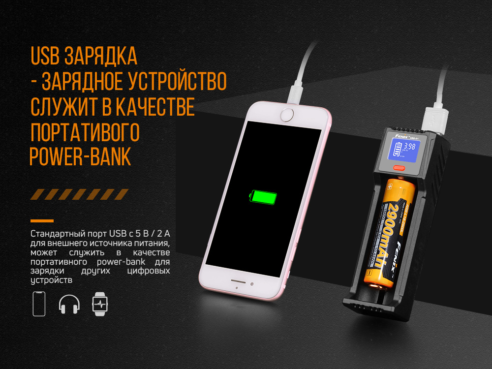 картинка Зарядное устройство Fenix ARE-D1
