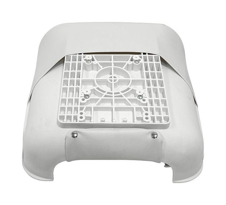 картинка Кресло пластмассовое складное с подложкой Deluxe All Weather Seat, белый/красный