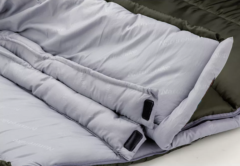 Мешок спальный Naturehike U150, 220х75 см, (ТК: +11C), (левый), голубой
