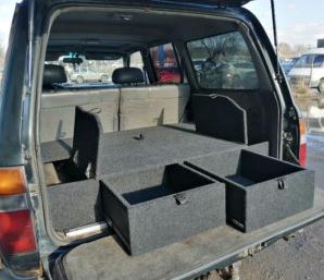 Органайзер "Экспедиция" для Toyota Land Cruiser 80 Серый