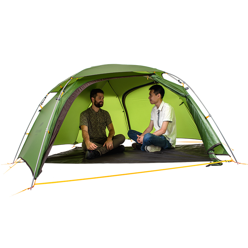 картинка Палатка Naturehike Cloud Peak 20D Si 2-местная, алюминиевый каркас, зеленый