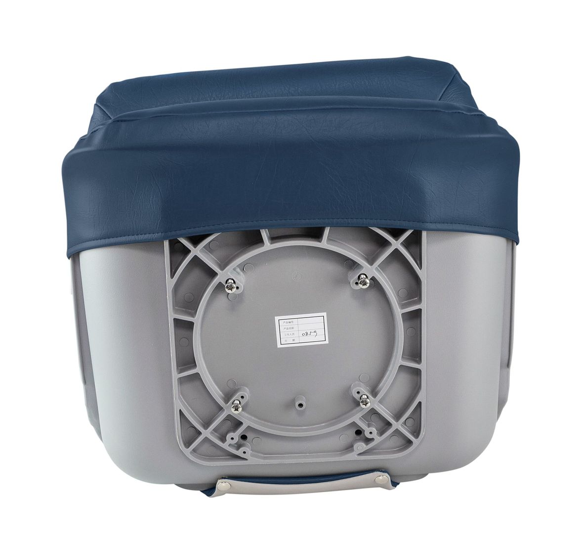 картинка Кресло складное мягкое SKIPPER, цвет серый/синий