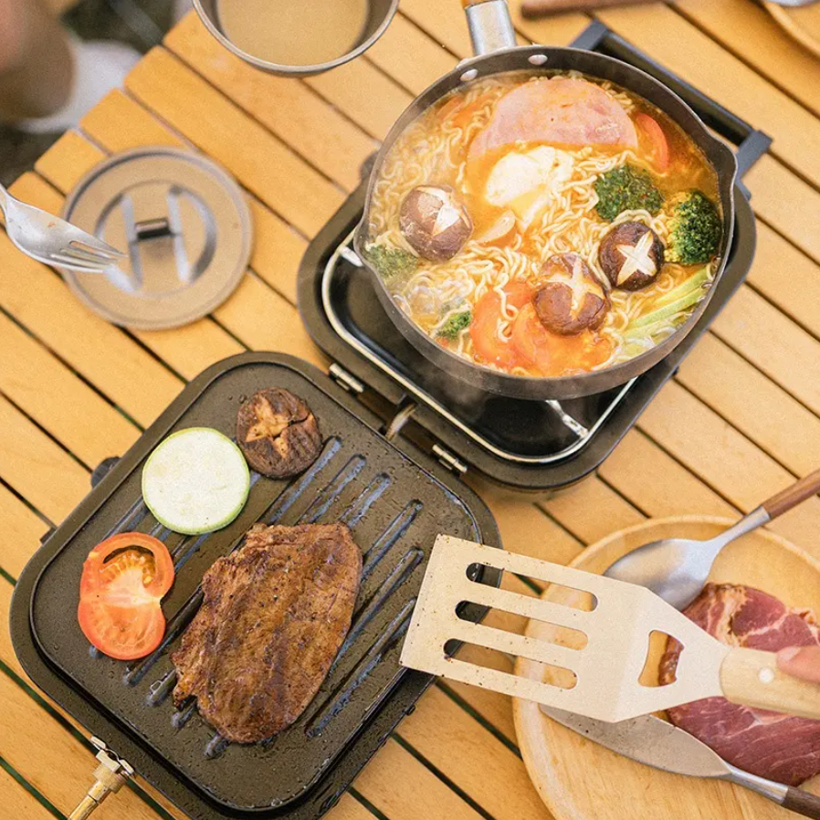 картинка Плита газовая Naturehike, портативная, двойная, складная