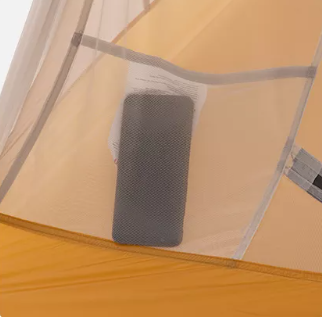 картинка Палатка Naturehike Cloud Trace 1-местная, алюминиевый каркас, серо-желтый