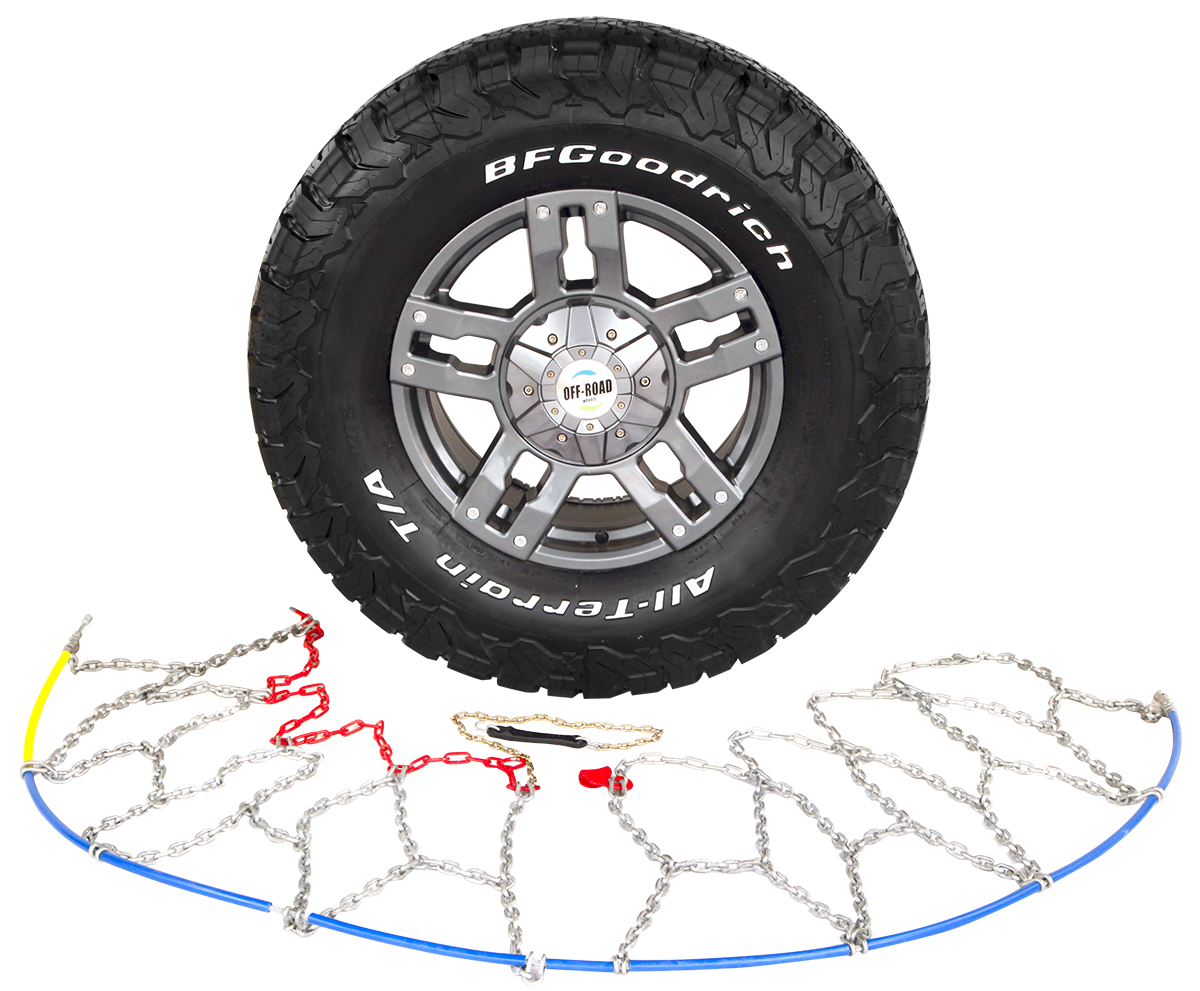 картинка Цепи противоскольжения РИФ 4х4 "соты" 16 мм, 245/70R17 (к-т 2 шт.)