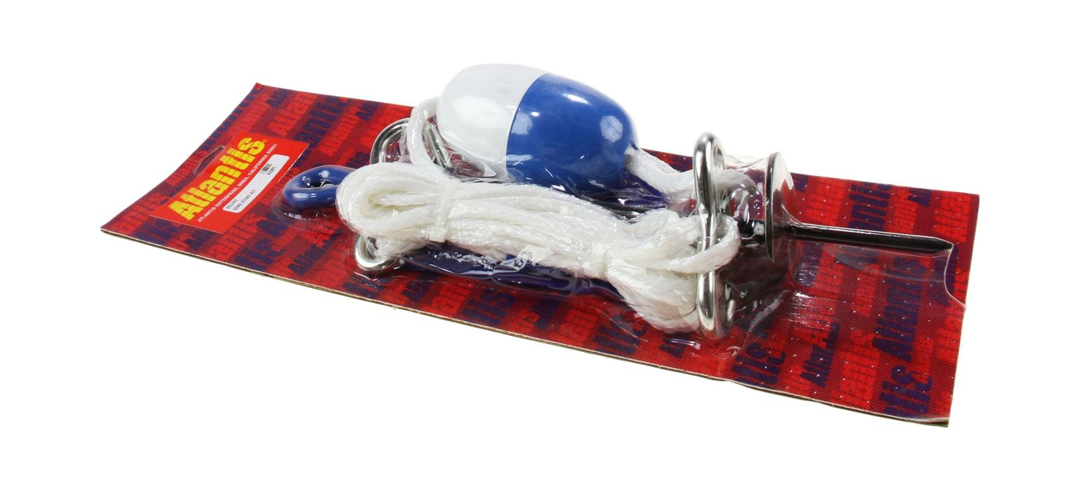 картинка Якорь-бур с веревкой и поплавком