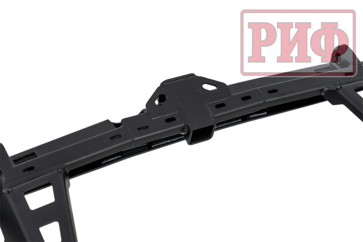 картинка Бампер задний РИФ Mitsubishi Pajero IV c квадратом под фаркоп