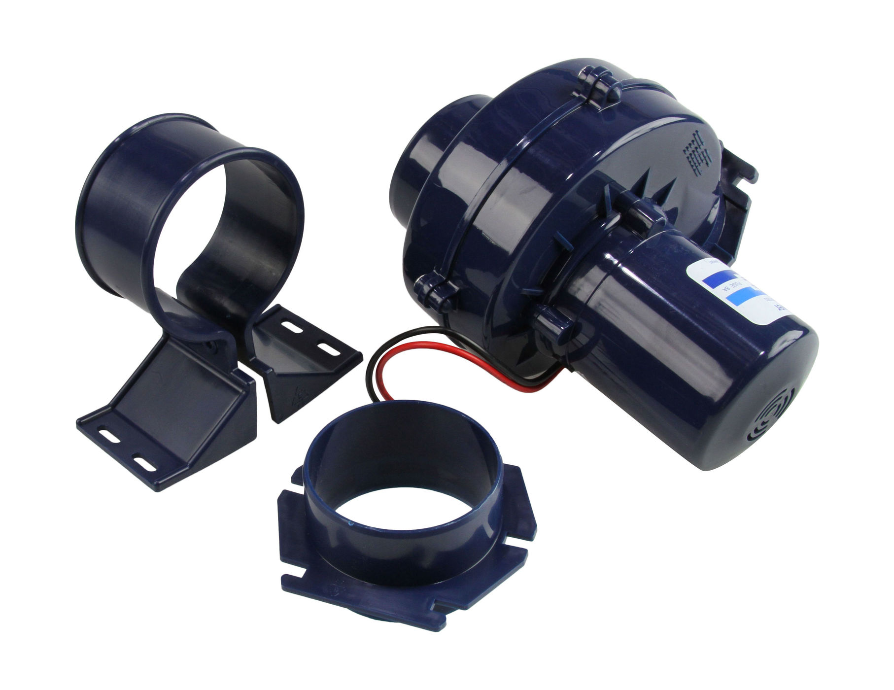 картинка Вентилятор электрический 12 В, 5А, 3679 л/мин, с кронштейном