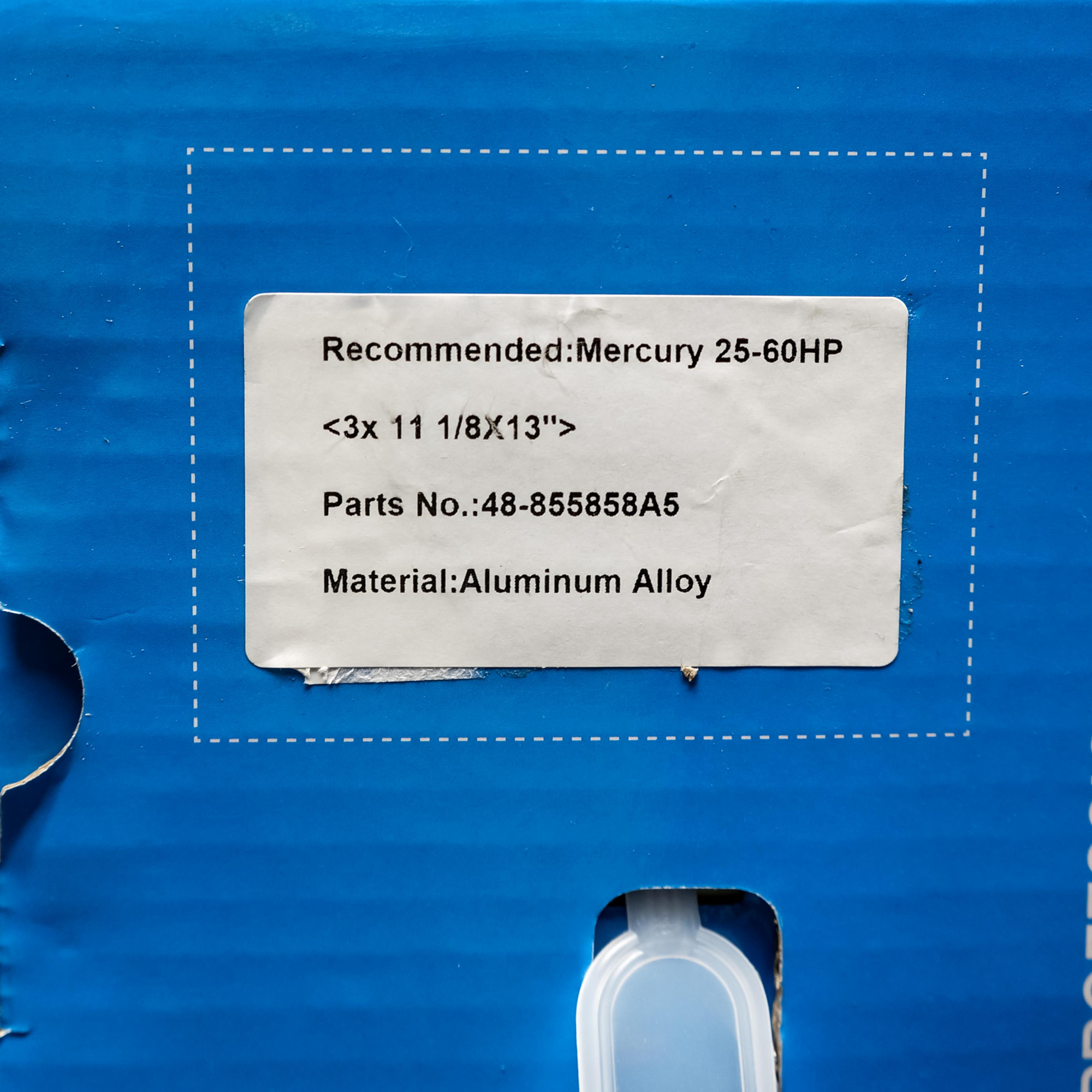 картинка Гребной винт Mercury 25-70 (3x11-1/8x13)