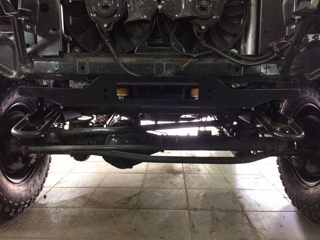 картинка Площадка под лебедку в штатный бампер УАЗ Патриот 2005- АВС-Дизайн ABC.UAZ.PW.34