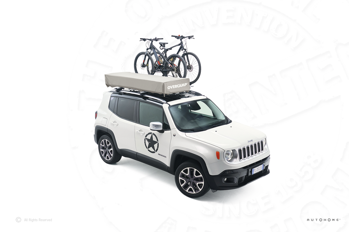 картинка Автопалатка OVERCAMP MEDIUM тент синий, лестница 215 мм