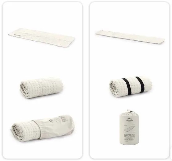 картинка Коврик самонадувающийся Naturehike, 200x65x3 см, серый