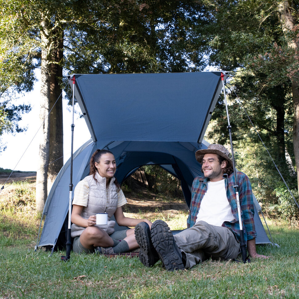 картинка Палатка Naturehike NH21ZP015 3-4 местная голубой, 6927595794012