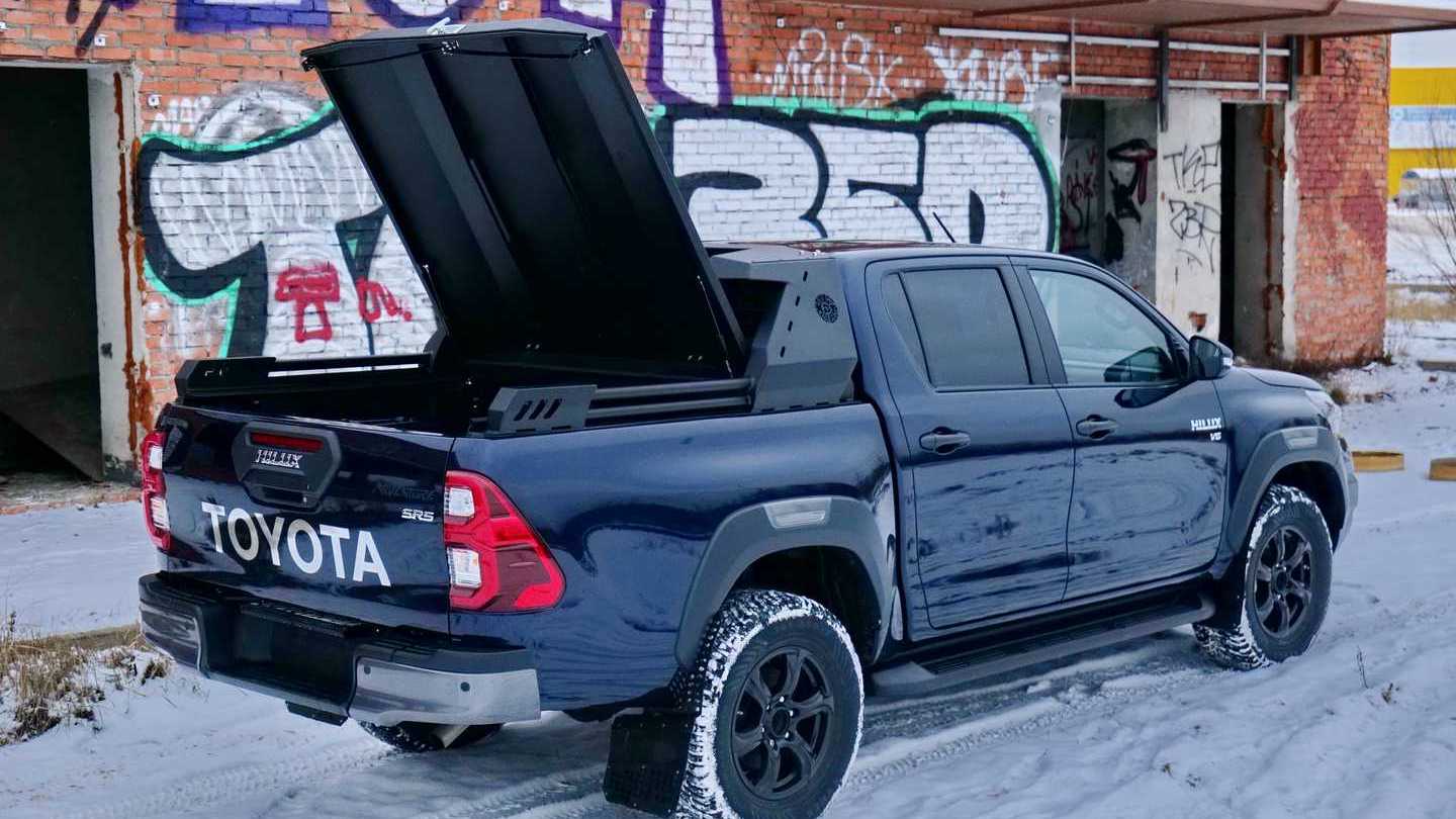 картинка Дуга многофункциональная алюминиевая - Toyota Hilux 15061L(2)