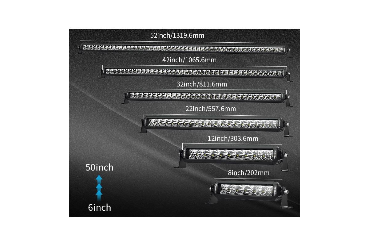 картинка Фара комбинированного света AURORA 254 мм 50W LED