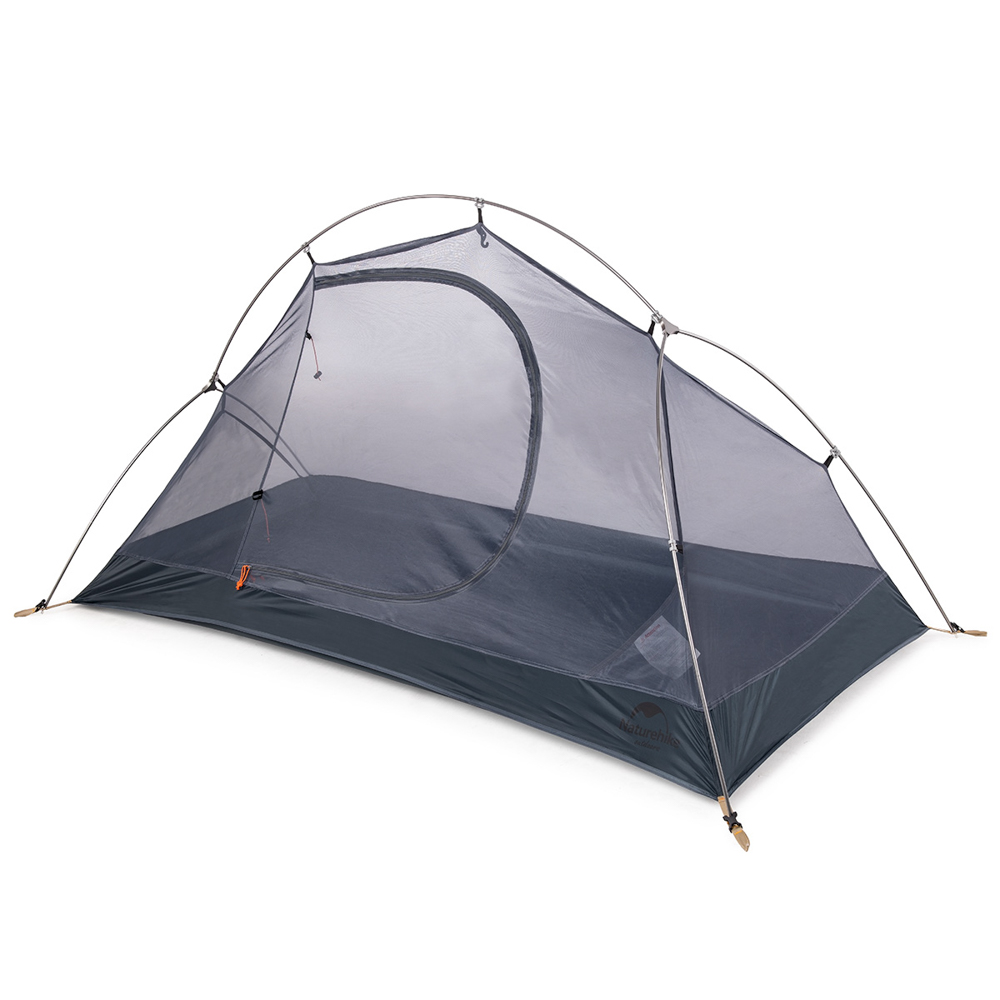 картинка Палатка 1-местная Naturehike сверхлегкая + коврик NH18A095-D, 20D, синий, 6927595737743