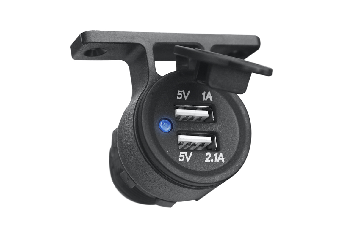 картинка Розетка USB РИФ 3,1А на кронштейне