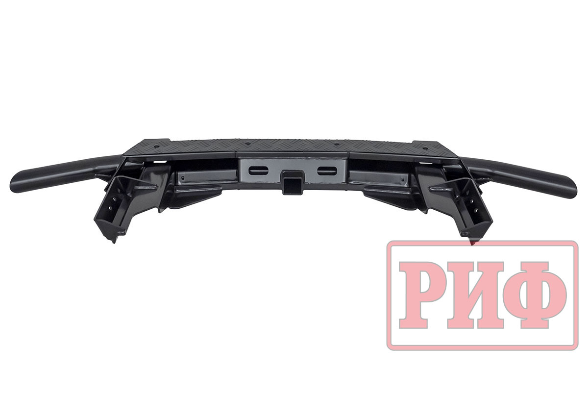 картинка Бампер задний РИФ Renault Duster 2021+ c квадратом под фаркоп