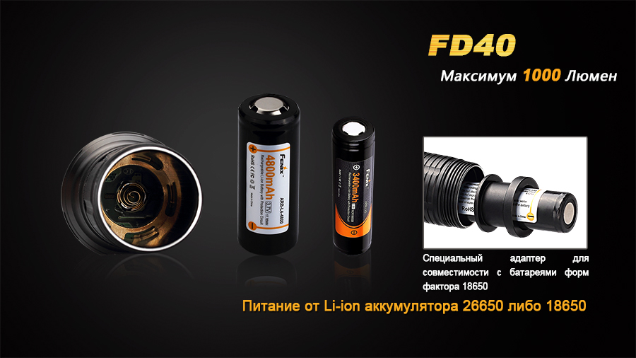 Фонарь Fenix FD40 Cree XP-L HI LED