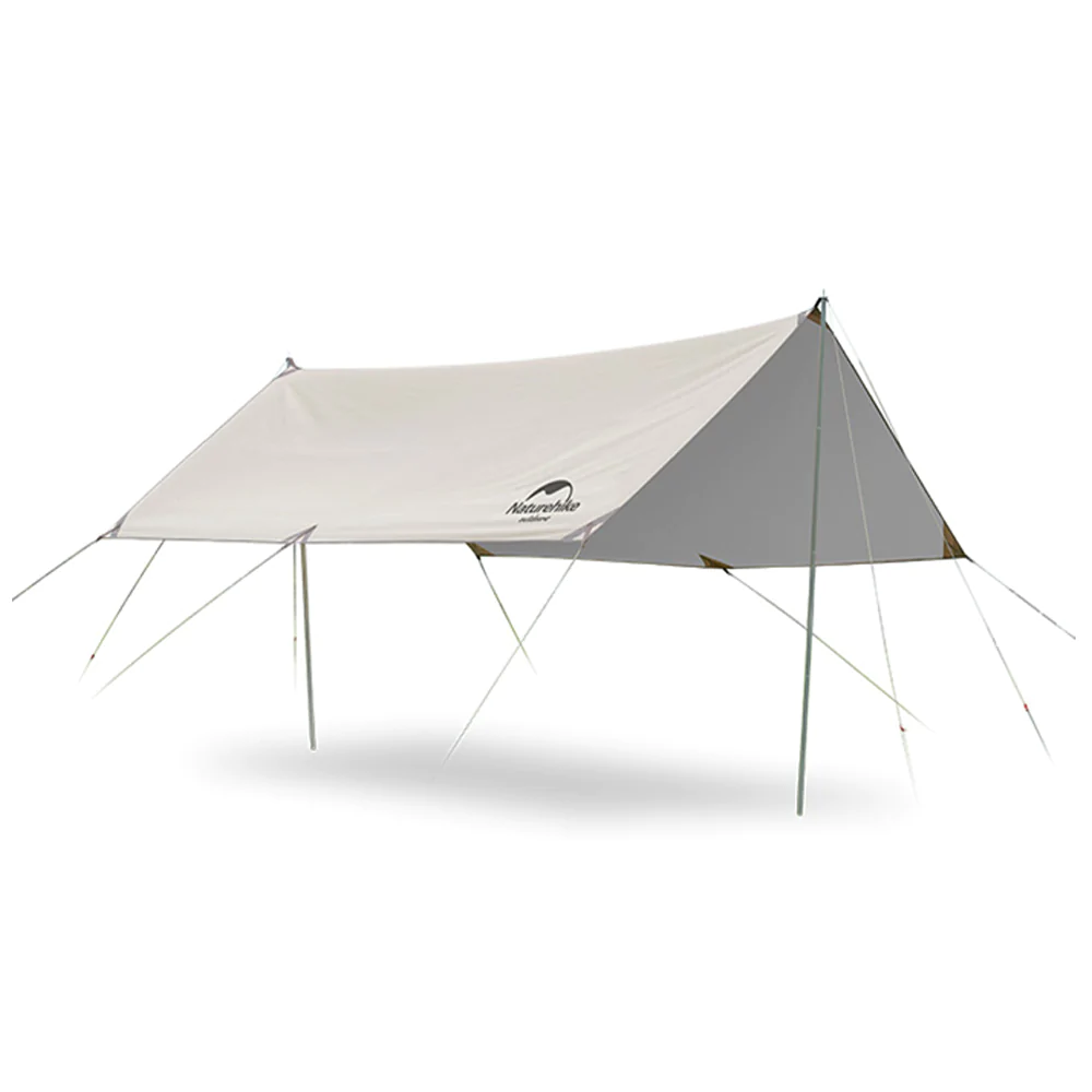 картинка Тент Naturehike Girder NH20TM006, 150D, 500*292 см  для кемпинга  серебристый (с двумя стойками), 6927595700457