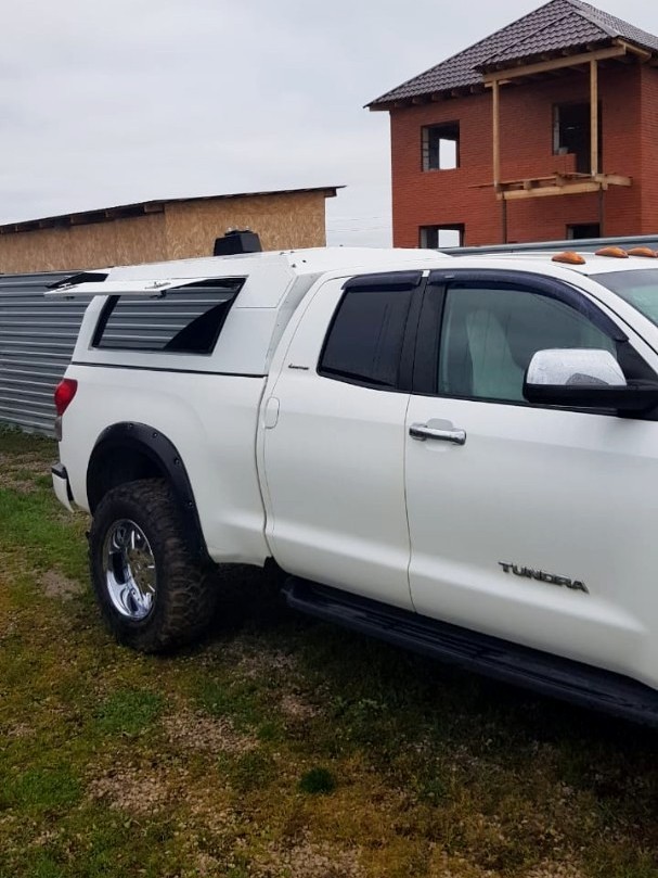 картинка Кунг KDT 3-дверный, увеличенный с кузовом Double Cab Long для Toyota Tundra стальной