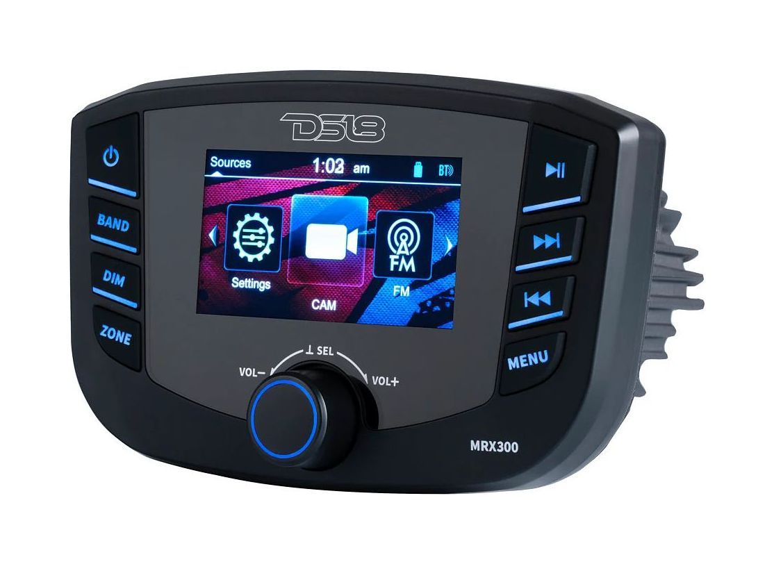 картинка Морская магнитола MRX300, 3 зоны , DS18