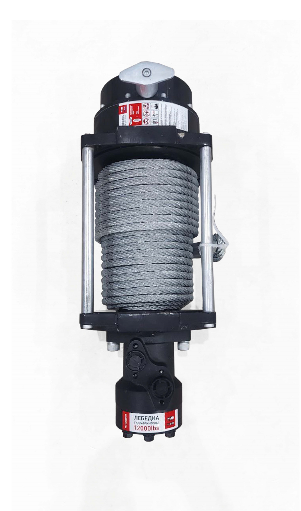 картинка Гидравлическая лебедка redBTR 12000lbs, стальной трос 10мм