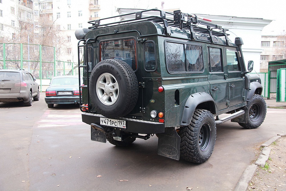 картинка Бампер задний РИФ Defender стандарт