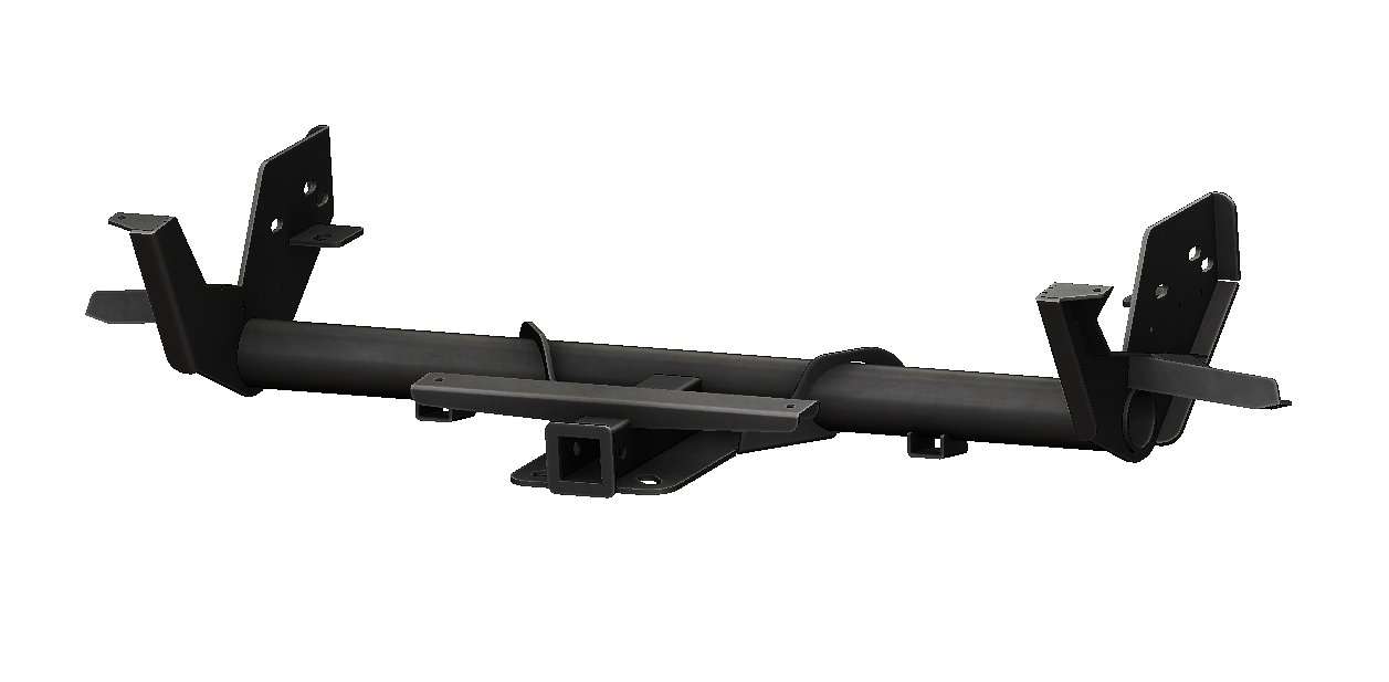 картинка Бампер задний Mitsubishi L200 2015-2019/Fiat Fullback 2016- белый АВС-Дизайн