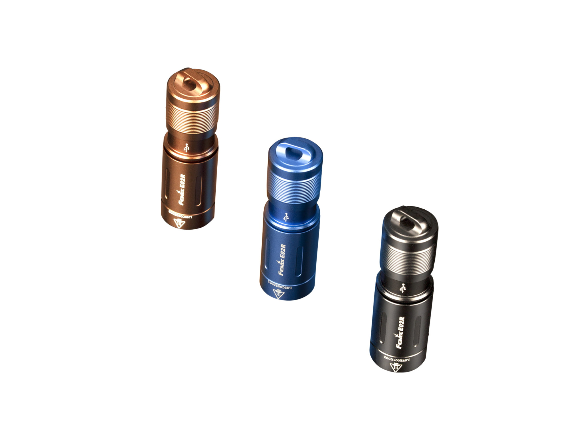 картинка Фонарь Fenix E02R коричневый 200 люмен